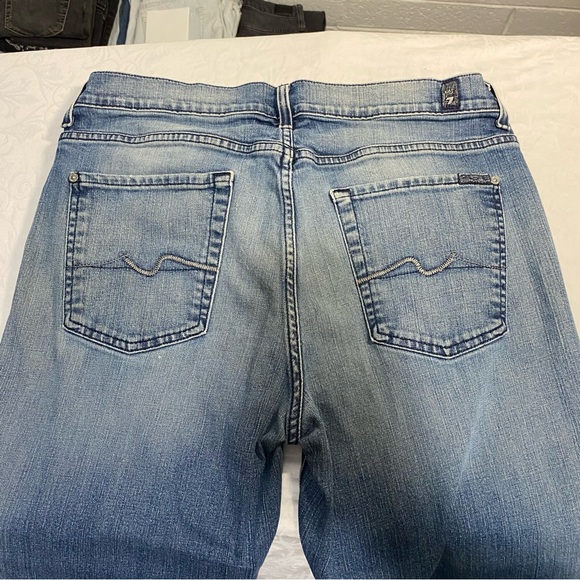 Men’s 7FAM y2K Baggy Relaxed Fit jeans Size 34 Waist Used Distressed 31 inseam - Picture 6 of 15